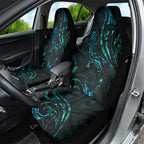 New Zealand Skink Car Seat Cover Aotearoa Maori Mix Paua Shell