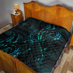 New Zealand Skink Quilt Aotearoa Maori Mix Paua Shell