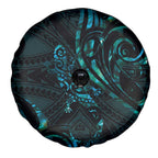 New Zealand Skink Spare Tire Cover Aotearoa Maori Mix Paua Shell