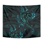 New Zealand Skink Tapestry Aotearoa Maori Mix Paua Shell
