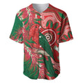 King Parrot Australia Baseball Jersey Bottlebrushes Aboriginal Art - Aussie Hoodie