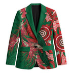 King Parrot Australia Blazer Bottlebrushes Aboriginal Art - Aussie Hoodie