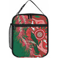 King Parrot Australia Lunch Bag Bottlebrushes Aboriginal Art