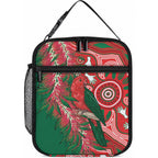 King Parrot Australia Lunch Bag Bottlebrushes Aboriginal Art