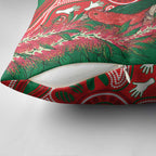King Parrot Australia Pillow Cover Bottlebrushes Aboriginal Art - Aussie Hoodie