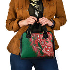 King Parrot Australia Shoulder Handbag Bottlebrushes Aboriginal Art - Aussie Hoodie