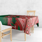 King Parrot Australia Tablecloth Bottlebrushes Aboriginal Art - Aussie Hoodie