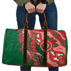 King Parrot Australia Travel Bag Bottlebrushes Aboriginal Art - Aussie Hoodie