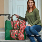 King Parrot Australia Travel Bag Bottlebrushes Aboriginal Art - Aussie Hoodie