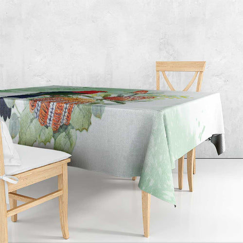 King Parrot Australia Tablecloth Alisterus Scapularis Banksia Watercolor - Aussie Hoodie