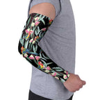 Eastern Rosella Australia Arm Sleeves Eucalyptus Blossom Seamless Style - Aussie Hoodie
