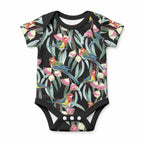 Eastern Rosella Australia Baby Onesie Eucalyptus Blossom Seamless Style