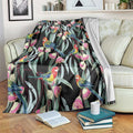 Eastern Rosella Australia Blanket Eucalyptus Blossom Seamless Style - Aussie Hoodie