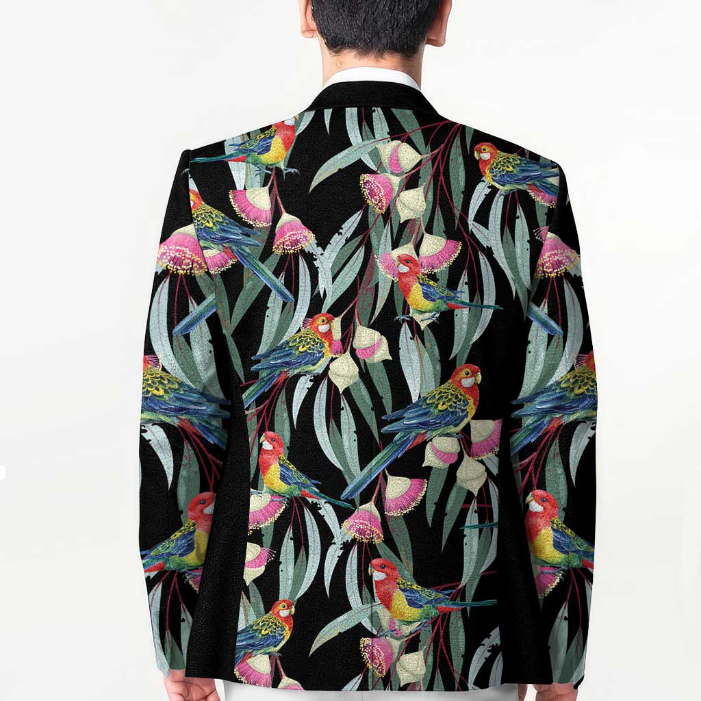 Eastern Rosella Australia Blazer Eucalyptus Blossom Seamless Style - Aussie Hoodie