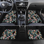 Eastern Rosella Australia Car Mats Eucalyptus Blossom Seamless Style - Aussie Hoodie
