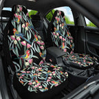 Eastern Rosella Australia Car Seat Cover Eucalyptus Blossom Seamless Style - Aussie Hoodie