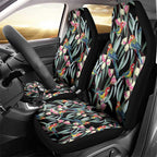 Eastern Rosella Australia Car Seat Cover Eucalyptus Blossom Seamless Style - Aussie Hoodie