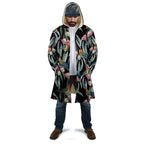 Eastern Rosella Australia Cloak Eucalyptus Blossom Seamless Style - Aussie Hoodie