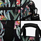 Eastern Rosella Australia Duffle Bag Eucalyptus Blossom Seamless Style
