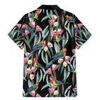 Eastern Rosella Australia Family Matching Mermaid Dress and Hawaiian Shirt Eucalyptus Blossom Seamless Style - Aussie Hoodie