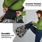 Eastern Rosella Australia Grocery Bag Eucalyptus Blossom Seamless Style - Aussie Hoodie