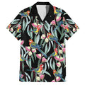 Eastern Rosella Australia Hawaiian Shirt Eucalyptus Blossom Seamless Style - Aussie Hoodie