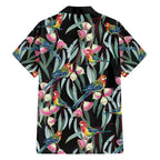 Eastern Rosella Australia Hawaiian Shirt Eucalyptus Blossom Seamless Style - Aussie Hoodie