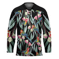 Eastern Rosella Australia Hockey Jersey Eucalyptus Blossom Seamless Style - Aussie Hoodie