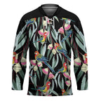Eastern Rosella Australia Hockey Jersey Eucalyptus Blossom Seamless Style - Aussie Hoodie