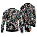 Eastern Rosella Australia Ugly Christmas Sweater Eucalyptus Blossom Seamless Style - Aussie Hoodie
