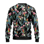 Eastern Rosella Australia Ugly Christmas Sweater Eucalyptus Blossom Seamless Style - Aussie Hoodie