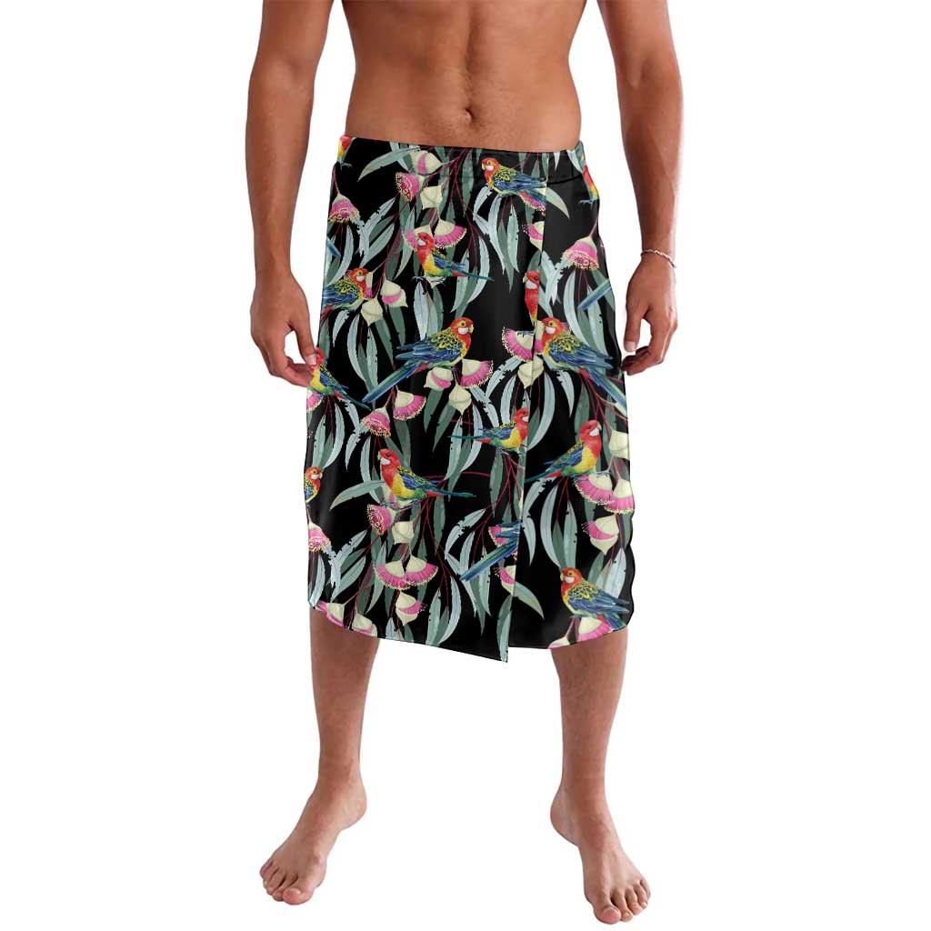 Eastern Rosella Australia Lavalava Eucalyptus Blossom Seamless Style - Aussie Hoodie