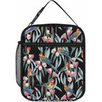 Eastern Rosella Australia Lunch Bag Eucalyptus Blossom Seamless Style