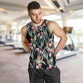 Eastern Rosella Australia Men Tank Top Eucalyptus Blossom Seamless Style - Aussie Hoodie