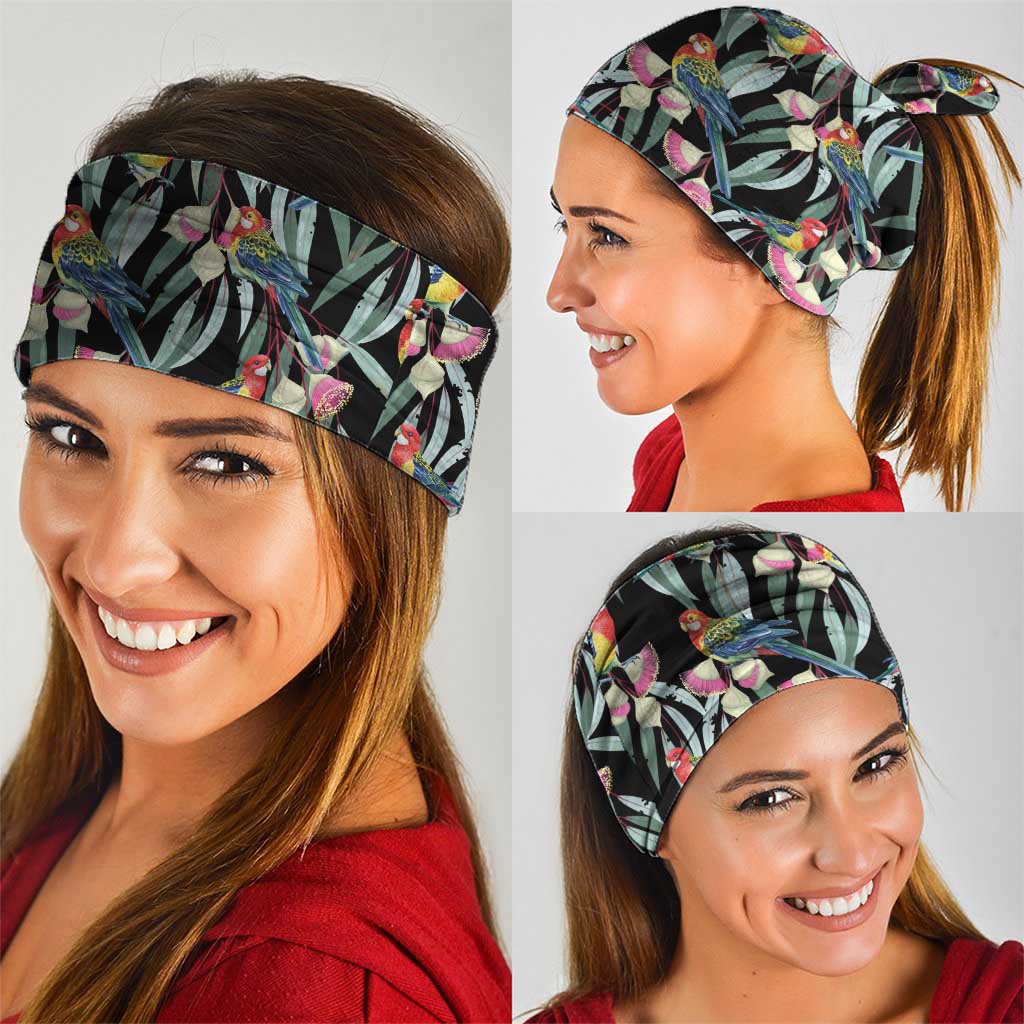 Eastern Rosella Australia Neck Gaiter Eucalyptus Blossom Seamless Style - Aussie Hoodie