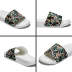 Eastern Rosella Australia Slide Sandals Eucalyptus Blossom Seamless Style - Aussie Hoodie