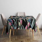 Eastern Rosella Australia Tablecloth Eucalyptus Blossom Seamless Style - Aussie Hoodie