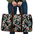 Eastern Rosella Australia Travel Bag Eucalyptus Blossom Seamless Style - Aussie Hoodie