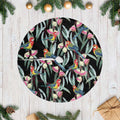 Eastern Rosella Australia Tree Skirt Eucalyptus Blossom Seamless Style - Aussie Hoodie