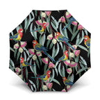 Eastern Rosella Australia Umbrella Eucalyptus Blossom Seamless Style - Aussie Hoodie