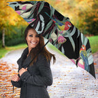 Eastern Rosella Australia Umbrella Eucalyptus Blossom Seamless Style - Aussie Hoodie