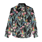 Eastern Rosella Australia Women Casual Shirt Eucalyptus Blossom Seamless Style - Aussie Hoodie