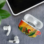 Eastern Rosella Australia AirPods Case Banksia Aboriginal Art - Aussie Hoodie