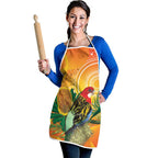 Eastern Rosella Australia Apron Banksia Aboriginal Art - Aussie Hoodie