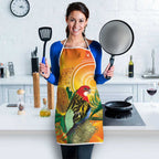 Eastern Rosella Australia Apron Banksia Aboriginal Art - Aussie Hoodie