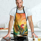 Eastern Rosella Australia Apron Banksia Aboriginal Art - Aussie Hoodie