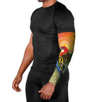 Eastern Rosella Australia Arm Sleeves Banksia Aboriginal Art - Aussie Hoodie