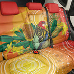 Eastern Rosella Australia Back Car Seat Cover Banksia Aboriginal Art - Aussie Hoodie