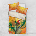 Eastern Rosella Australia Bedding Set Banksia Aboriginal Art - Aussie Hoodie