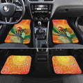 Eastern Rosella Australia Car Mats Banksia Aboriginal Art - Aussie Hoodie